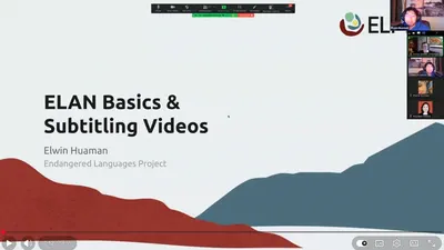 Invited trainer: Transcribing and annotating recordings at the ELP Foundation featured image