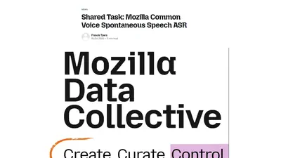 Advisory Committee | Shared Task: Mozilla Common Voice Spontaneous Speech ASR, by Mozilla Data Collective featured image